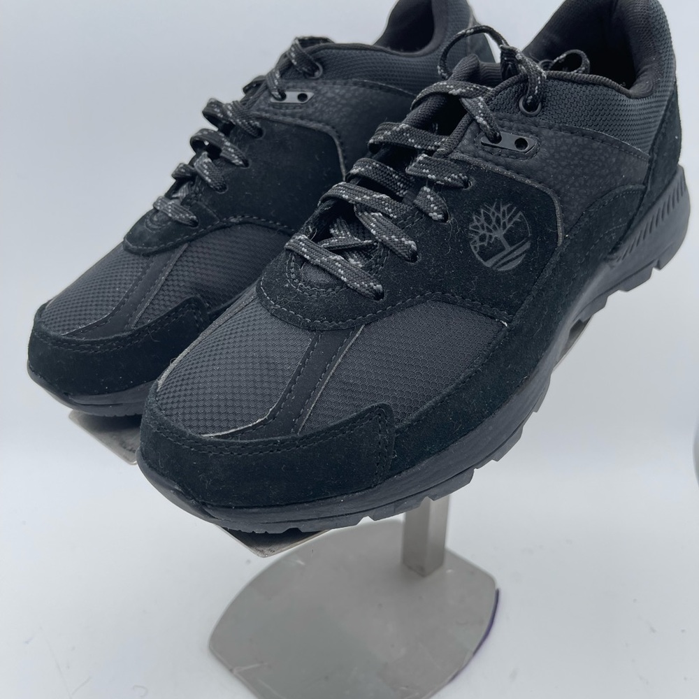 Timberland Field Trekker Women's Low Top Hiking Boot Black Nubuck NEW size 7